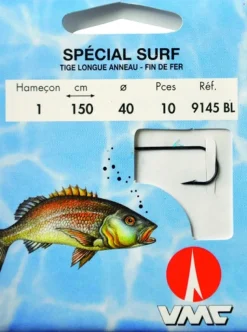Spécial surf 9145 BL 150 cm Hameçons N°2 sur Nylon 35/100