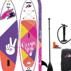 SUP Paddle Gonflable enfant F2 Ocean Girl 8'2