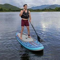 SUP paddle gonflable Hydro-Force Oceana Compactair 10.0 gonfleur électrique intégré