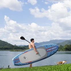 SUP paddle gonflable Hydro-Force Oceana Compactair 10.0 gonfleur électrique intégré
