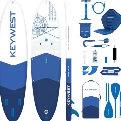 Sup Paddle Gonflable Key West Classic Air 12.0 Saphir Full Pack