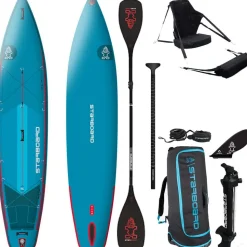 Sup Paddle Gonflable Starboard Deluxe Touring Lite 12.6 Kayak Set