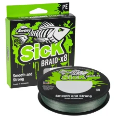 Tresse Berkley Sick Braid X8 Verte 150 m