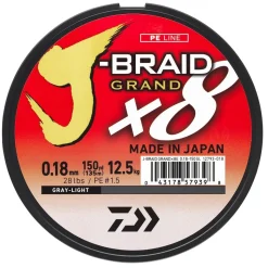 Tresse Daiwa J-Braid Grand X8 Bleu 270m