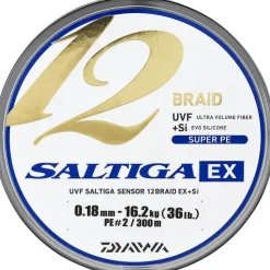 Tresse Daiwa Saltiga 12 Braid EX Multicolore 600m