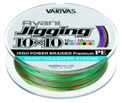 Tresse de pêche Varivas Avani Jigging 10 x 10