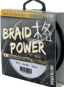 Tresse Powerline power grise 250 m