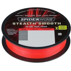 Tresse Spiderwire Stealth Smooth X8 Rouge 300m