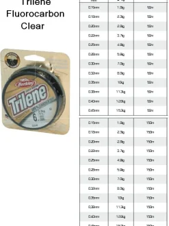 Trilène Berkley Fluorocarbon Clear 50 m