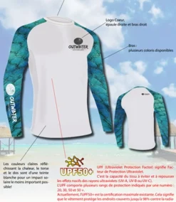 T-Shirt manche longues Outwater Camp One - mahi mahi - L