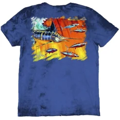 T-Shirt Manches Courtes Guy Harvey Espadon Royal