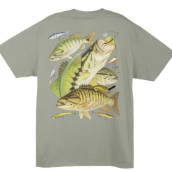 T-Shirt Manches Courtes Guy Harvey Bass Collage SWGR