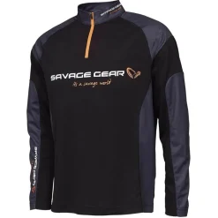 T-Shirt Savage Gear Tournament demi-zip