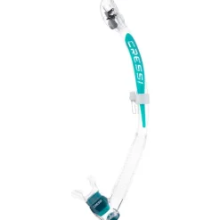 Tuba Cressi Itaca Ultra Dry - Transparent/Aquamarine