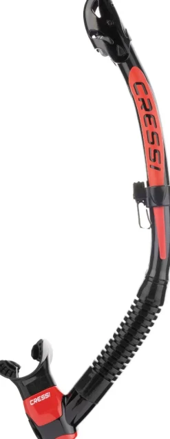 Tuba Cressi Itaca Ultra Dry - Noir/Rouge