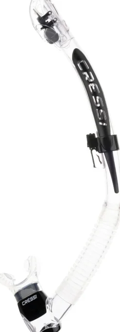 Tuba Cressi Itaca Ultra Dry - Transparent/Noir