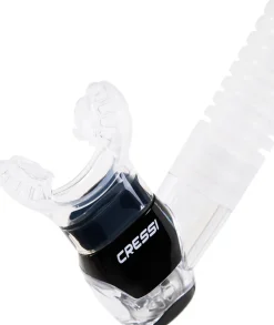Tuba Cressi Itaca Ultra Dry - Transparent/Noir