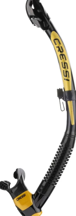 Tuba Cressi Itaca Ultra Dry - Noir/Or