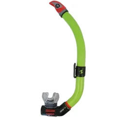 Tuba de Plongée Aqualung Air Dry - Transparent/Vert citron