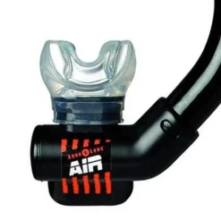 Tuba de Plongée Aqualung Air Dry - Transparent/Vert citron