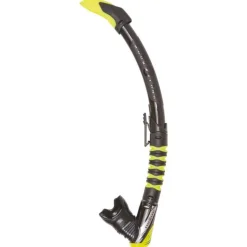 Tuba de Plongée Aqualung Zephyr Flex - Noir/Citron