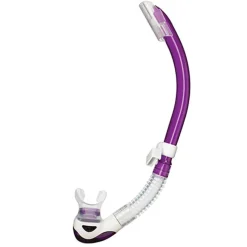 Tuba de plongée Tusa Platina 2 Hyperdry - Transparent/Violet