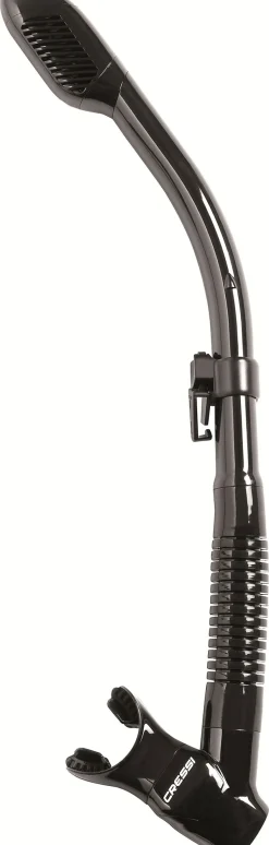 Tuba Plongée Snorkeling Cressi Dry Noir/noir