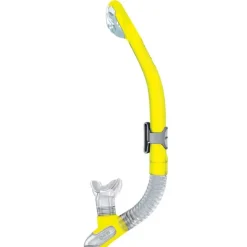 Tuba Plongée Snorkeling Mares Ergo Dry Jaune
