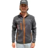 Veste à capuche Denty Spearfishing soft-shell - Grise