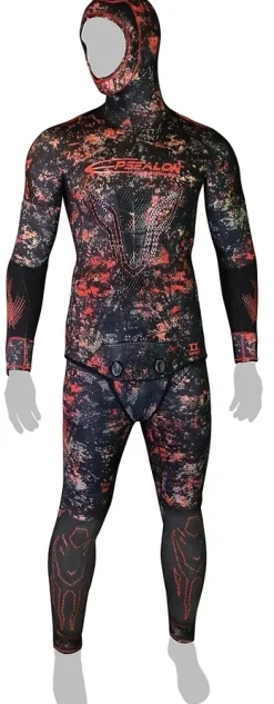 Veste de combinaison Epsealon Demonskin 7 mm - Taille 4 - OCCASION GRADE A