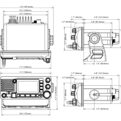 VHF fixe Standard Horizon GX2410E AIS