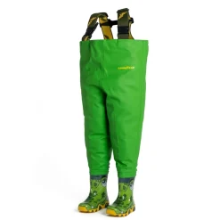 Waders Goodyear Salopette Kidsplay verte unie à bottes Croco