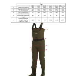 Waders Néoprène Hart chausson Hydrik